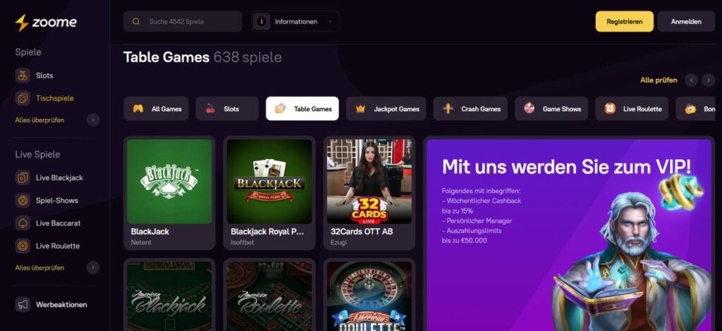 zoome tischspiele