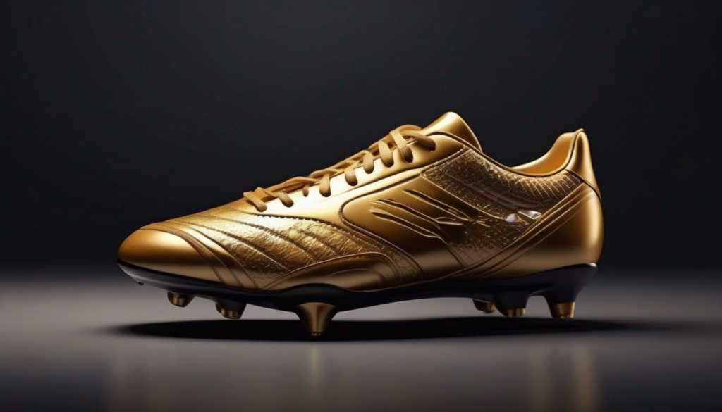 52778259 c085 437b 8717 a3c92d74ab7e neuroflash golden football shoe on small ball with black back 1705553108