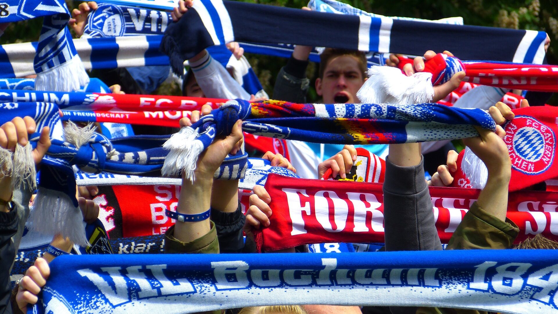 fußballfans gesang