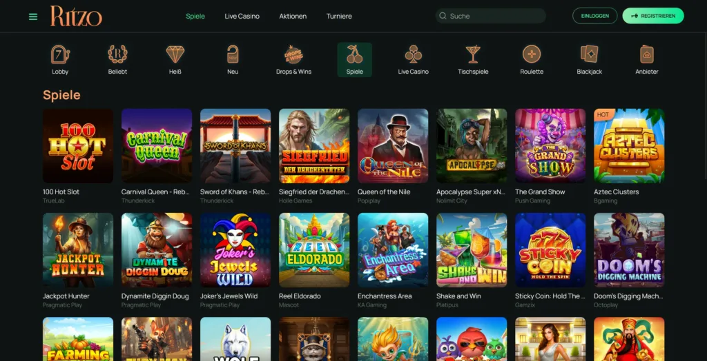Ritzo 2 ritzo casino spiele