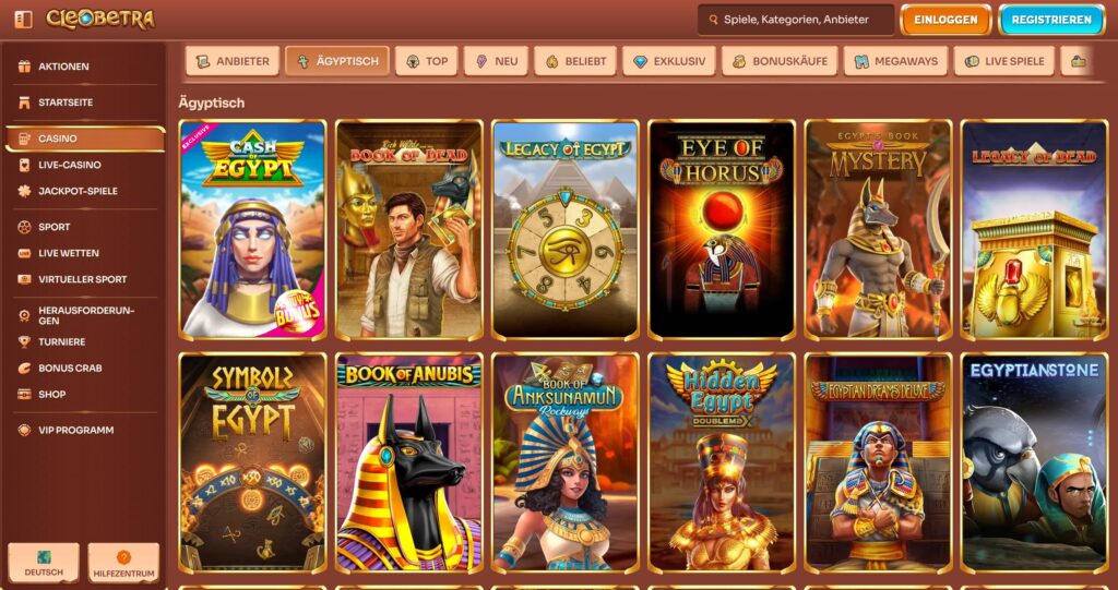 Cleobetra 5 Cleobetra Casino Aegypten Slots